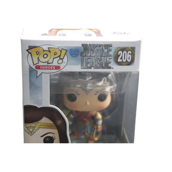 Funko Pop DC Justice League Movie Wonder Woman Toy Vinyl Figure # 206 - Picture 10 of 10